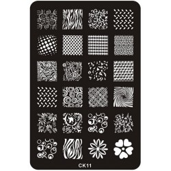 Matrita Stampila unghii #CK11 Matrita stampila unghii